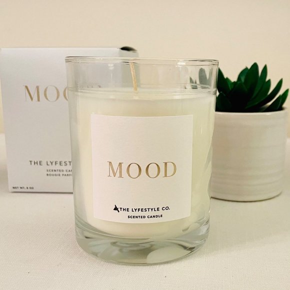 The Lyfestyle Co Mood Candle New 8 oz Infused with hints of jasmine and amber - Picture 4 of 7